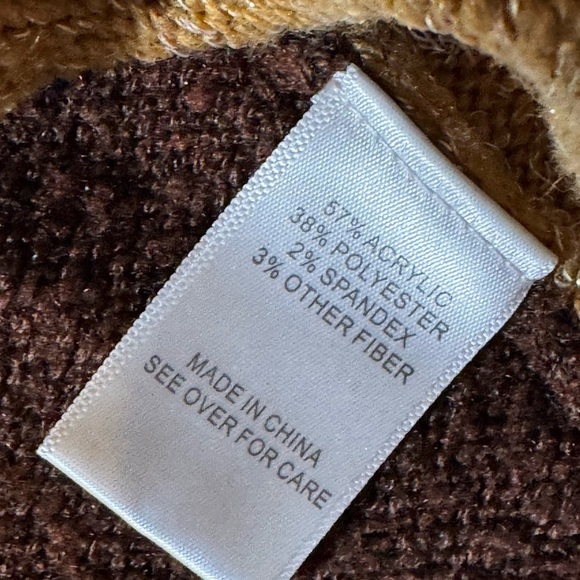 Fortune & Ivy Sweater in Brown, Rusy, and Gold - Picture 4 of 8